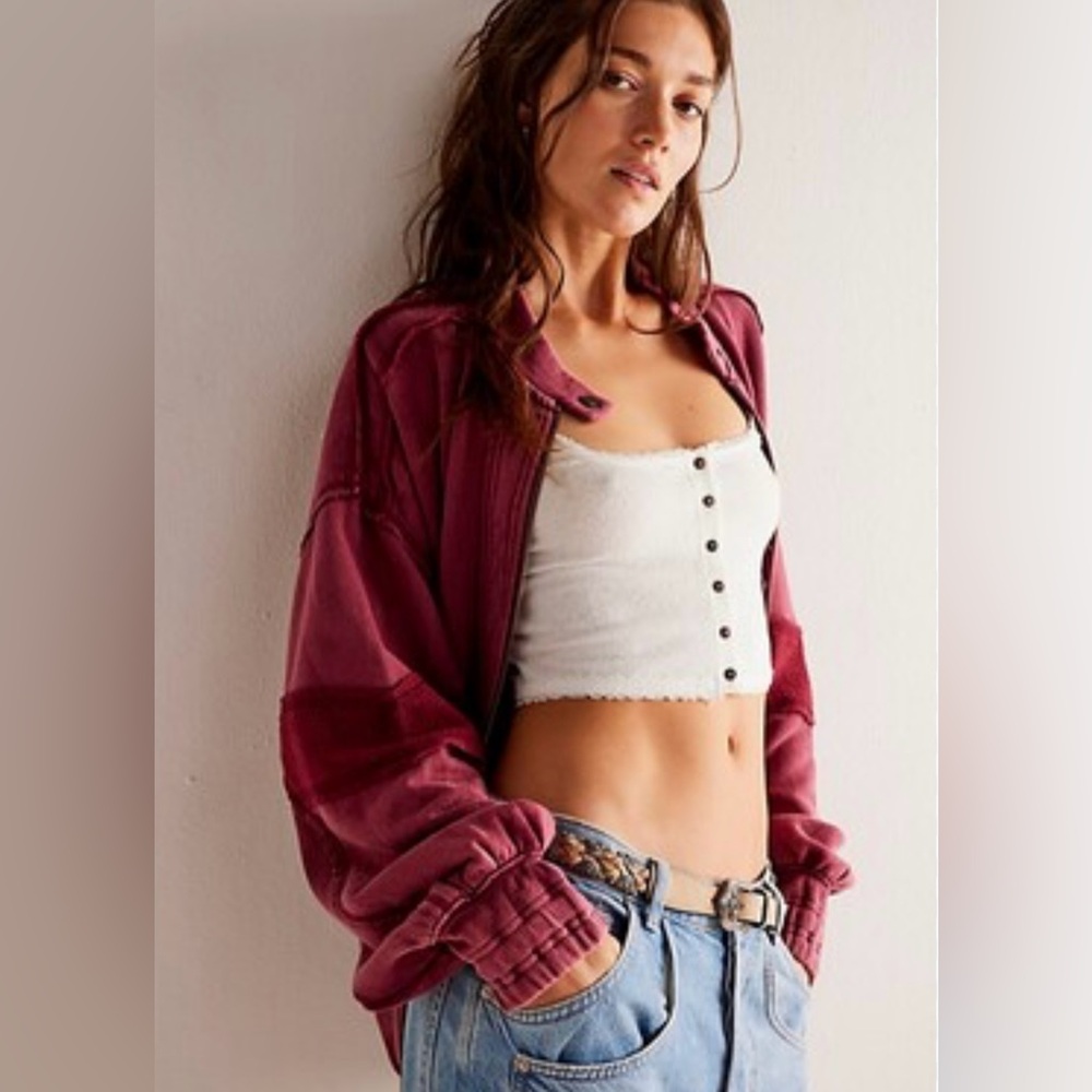 Free People Lou Moto Jacket (small but runs large)